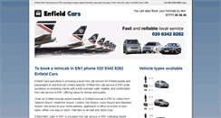 Desktop Screenshot of enfieldcars.co.uk