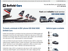 Tablet Screenshot of enfieldcars.co.uk
